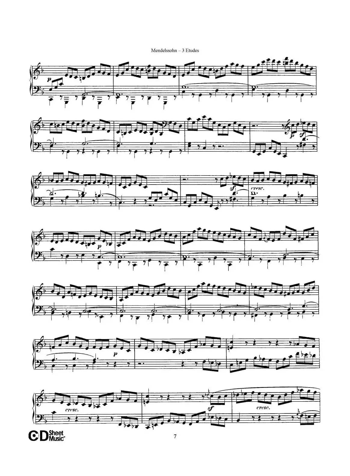 3 Etudes Op.104b（3首练习曲·2）