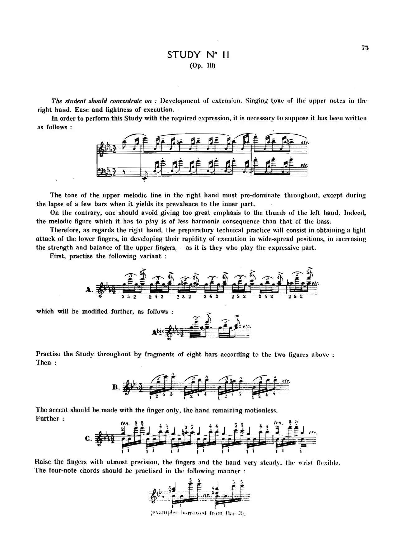 12 Etudes Op.10 柯尔托教学版（12首练习曲·11）