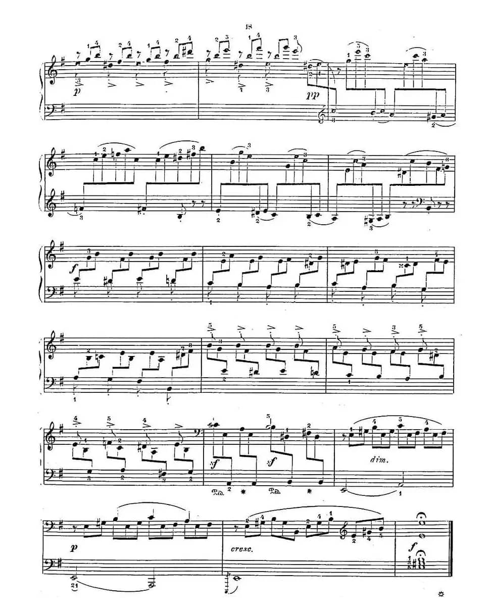 Album f the Young Op·62（8· 前奏曲 Praeludium，e小调）