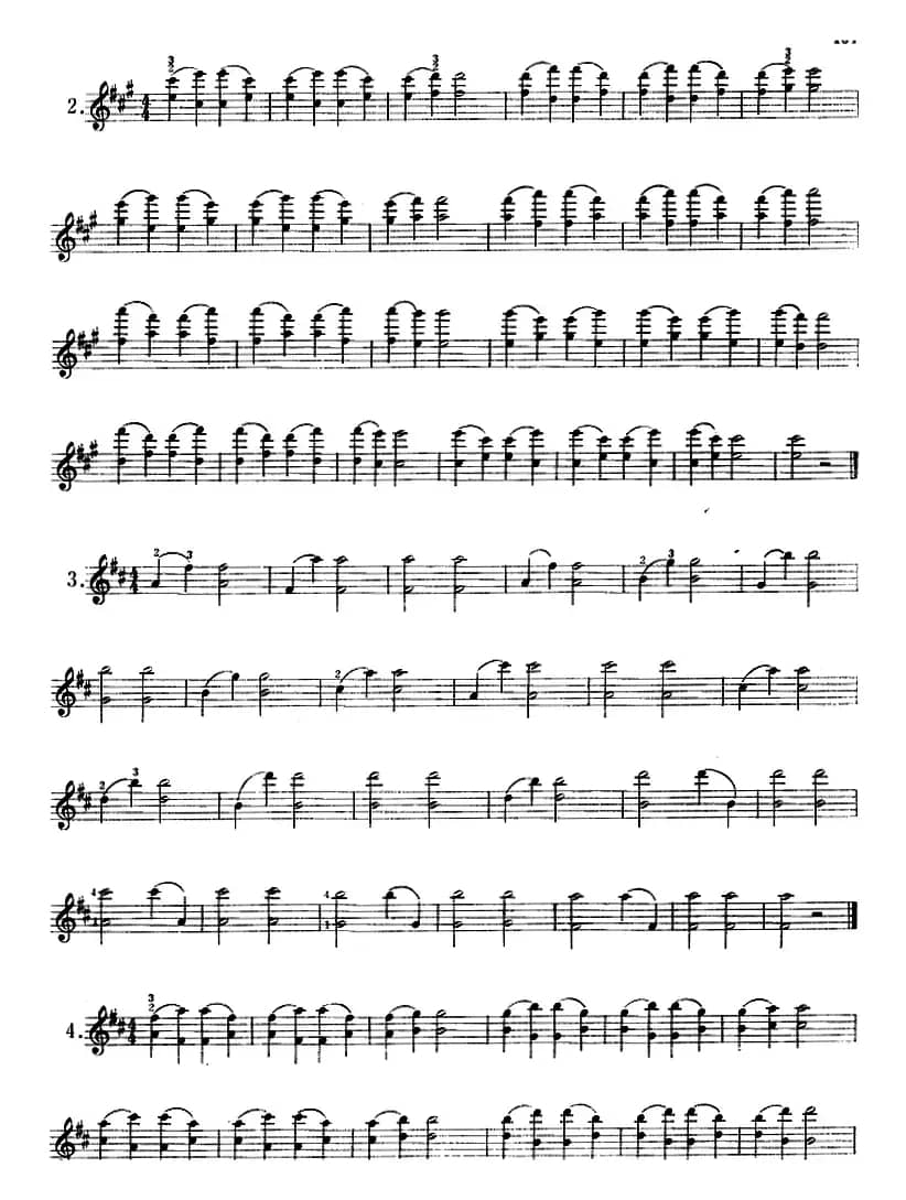 小提琴双弦十度初步练习