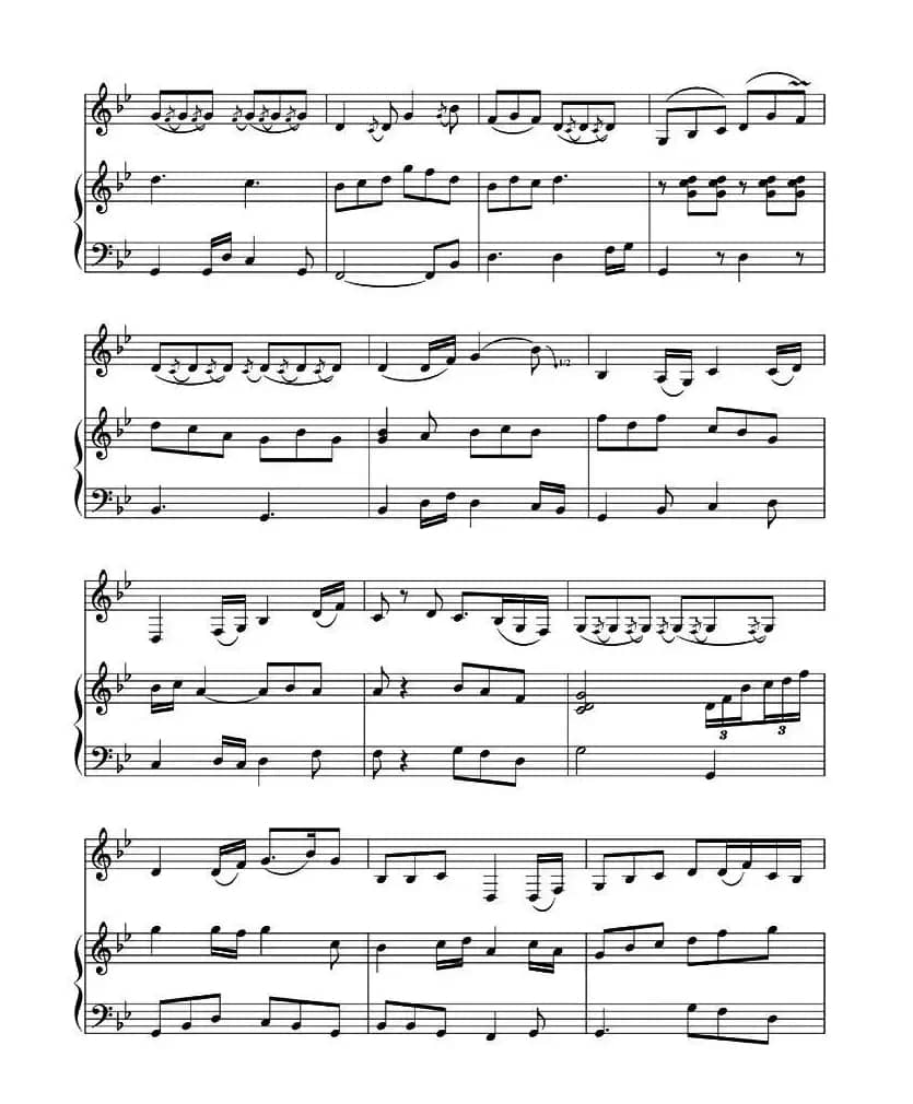 萨尔图畅想曲（二胡独奏+钢琴伴奏）