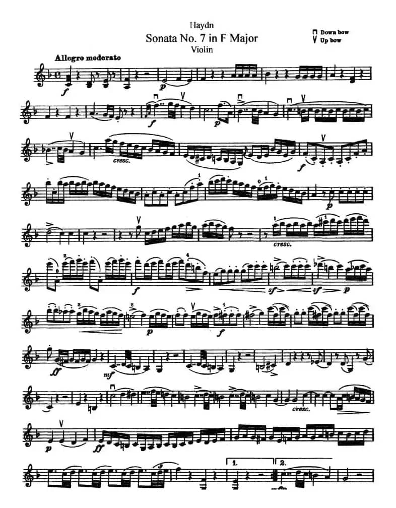 Soata No.7 in F Major