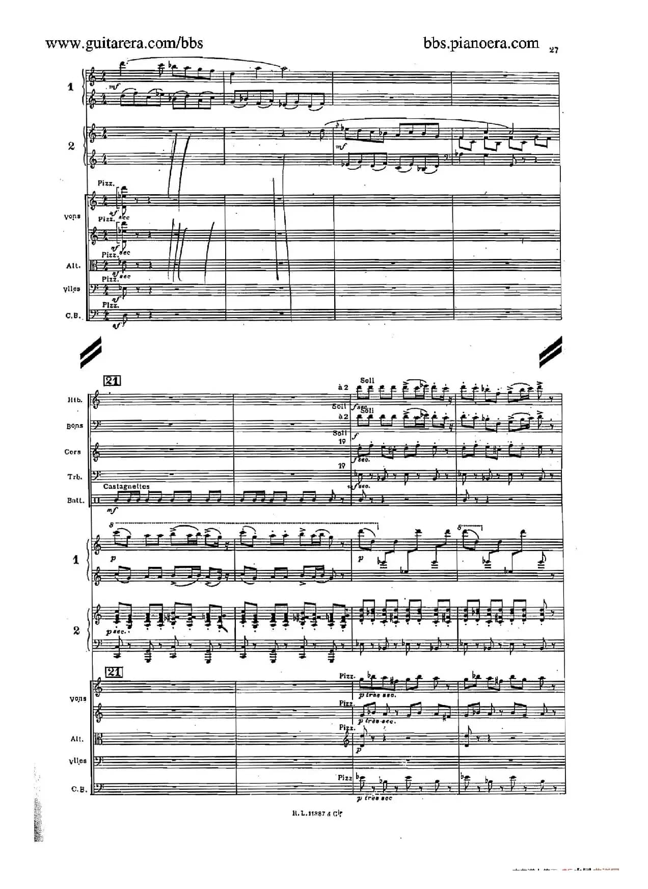 Concerto for 2 Pianos in d Minor（d小调双钢琴协奏曲·总谱）