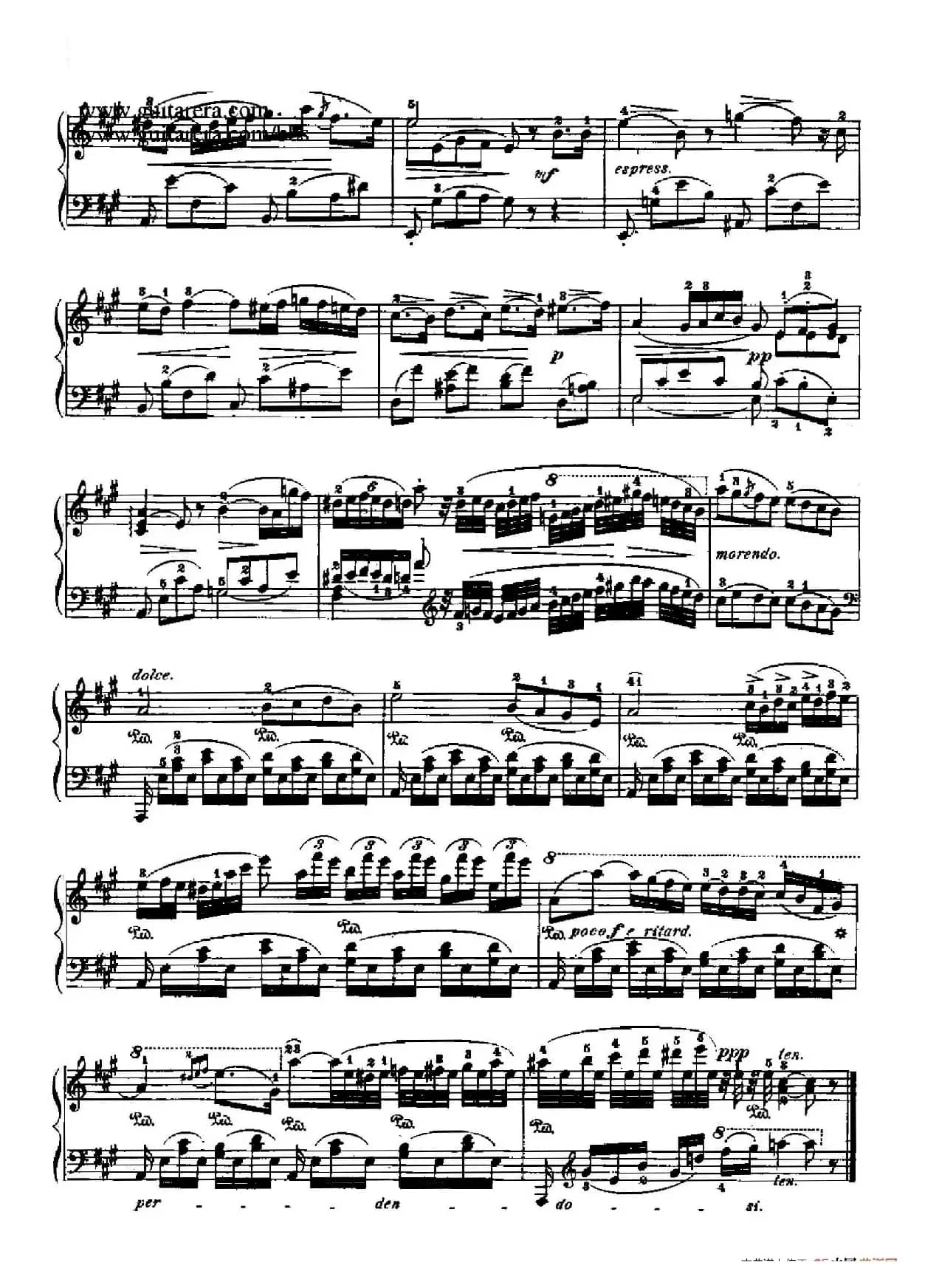 Nocturne No.4 in A Major （A大调第四号夜曲）