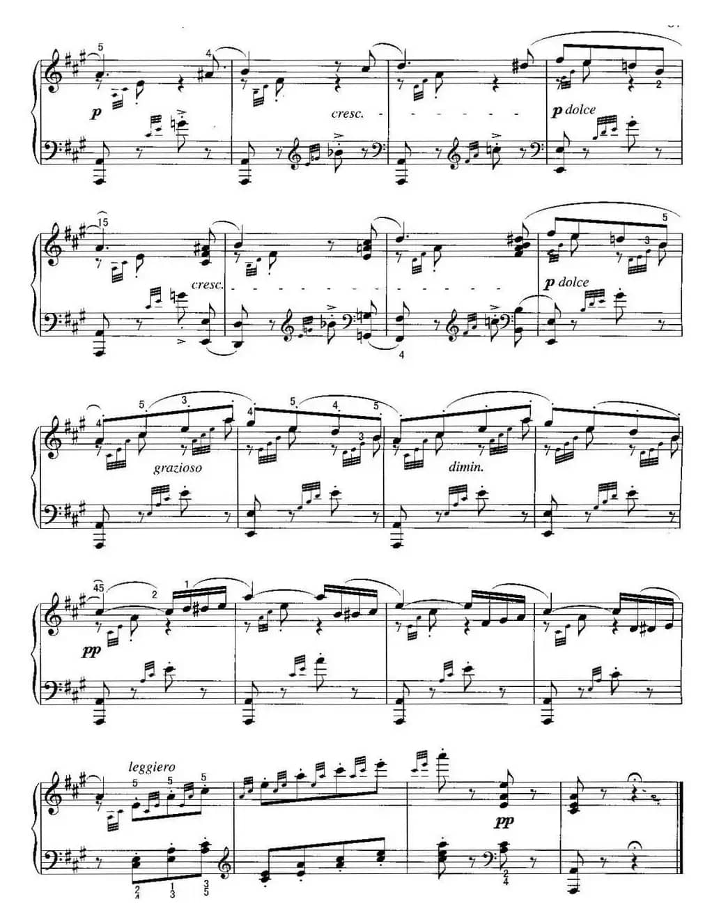 不可不弹的世界钢琴名曲：春之歌