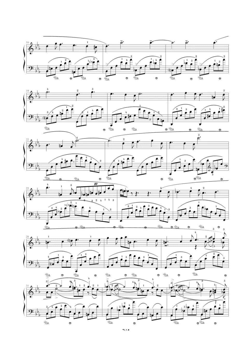 降E大调夜曲，Op.55,No.2（肖邦第16号夜曲）