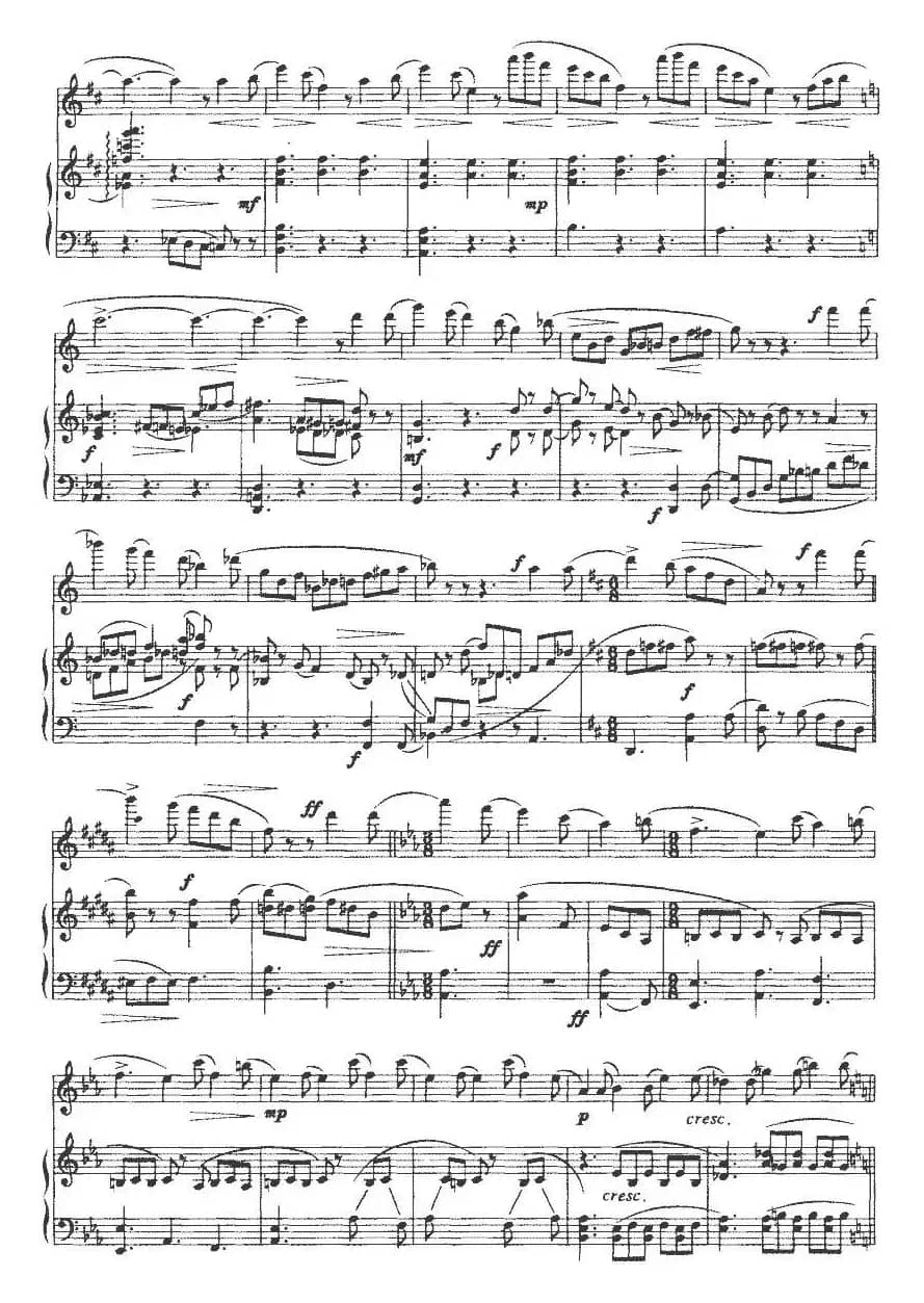 大凉山之晨（长笛+钢琴伴奏）