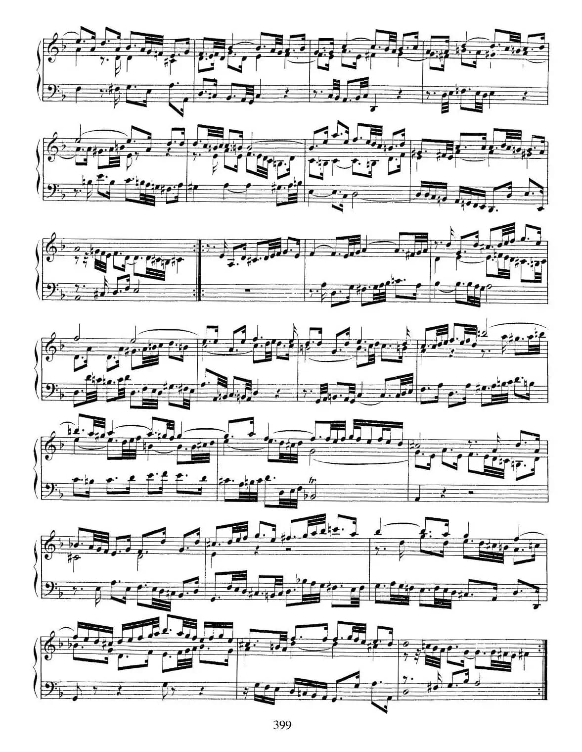 法国组曲之一：d小调