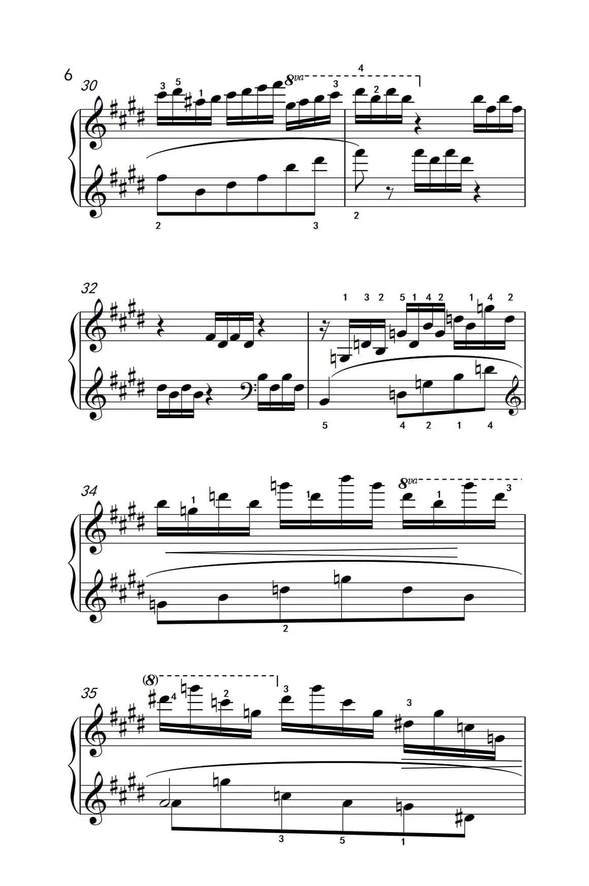 莫什科夫斯基 钢琴练习曲（第一首）