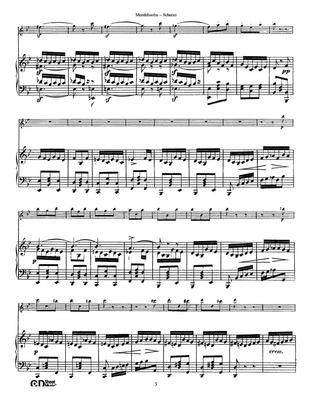 Scherzo（长笛+钢琴）