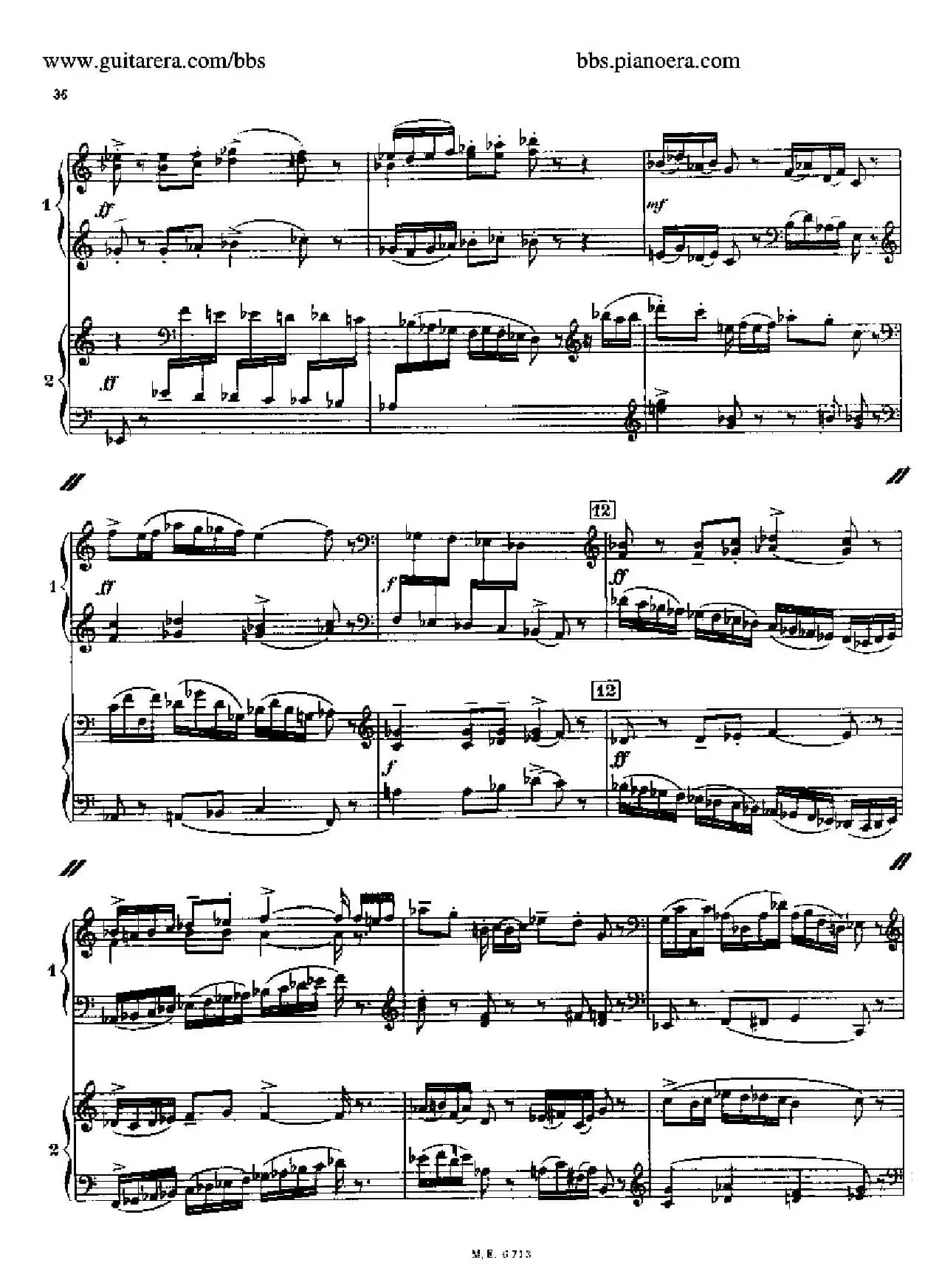 Sonata for Two Pianos（双钢琴奏鸣曲）