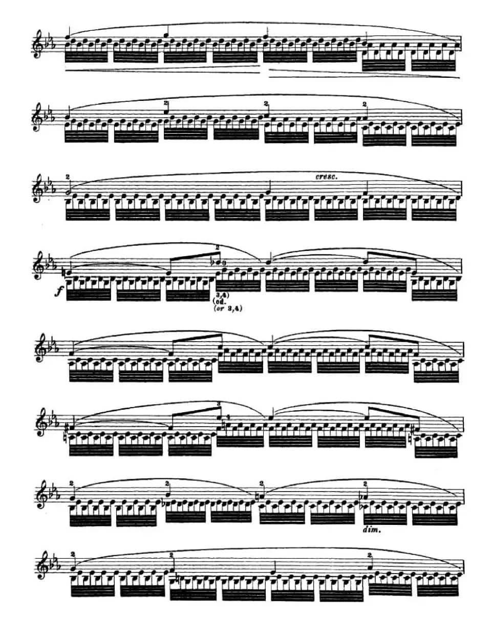 让·德尔菲·阿拉尔-12首小提琴隨想练习曲之19