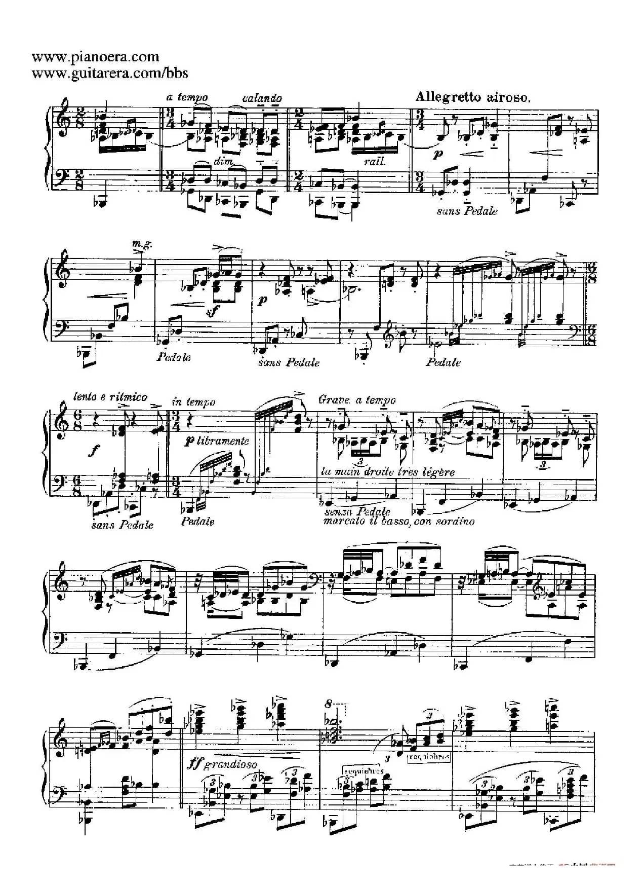 Goyescas（戈雅之画）（2. 窗边的情话 Coloquio En La Reja）