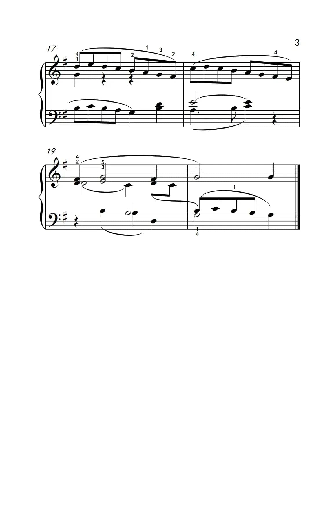 第三级 1.帕都亚那舞曲（中央音乐学院 钢琴（业余）考级教程 1-3级）