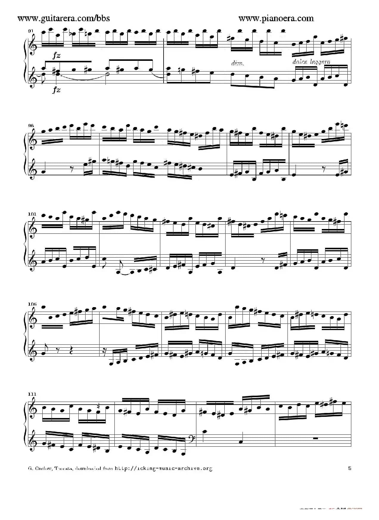 Toccata in C Major Op.6（C大调托卡塔）