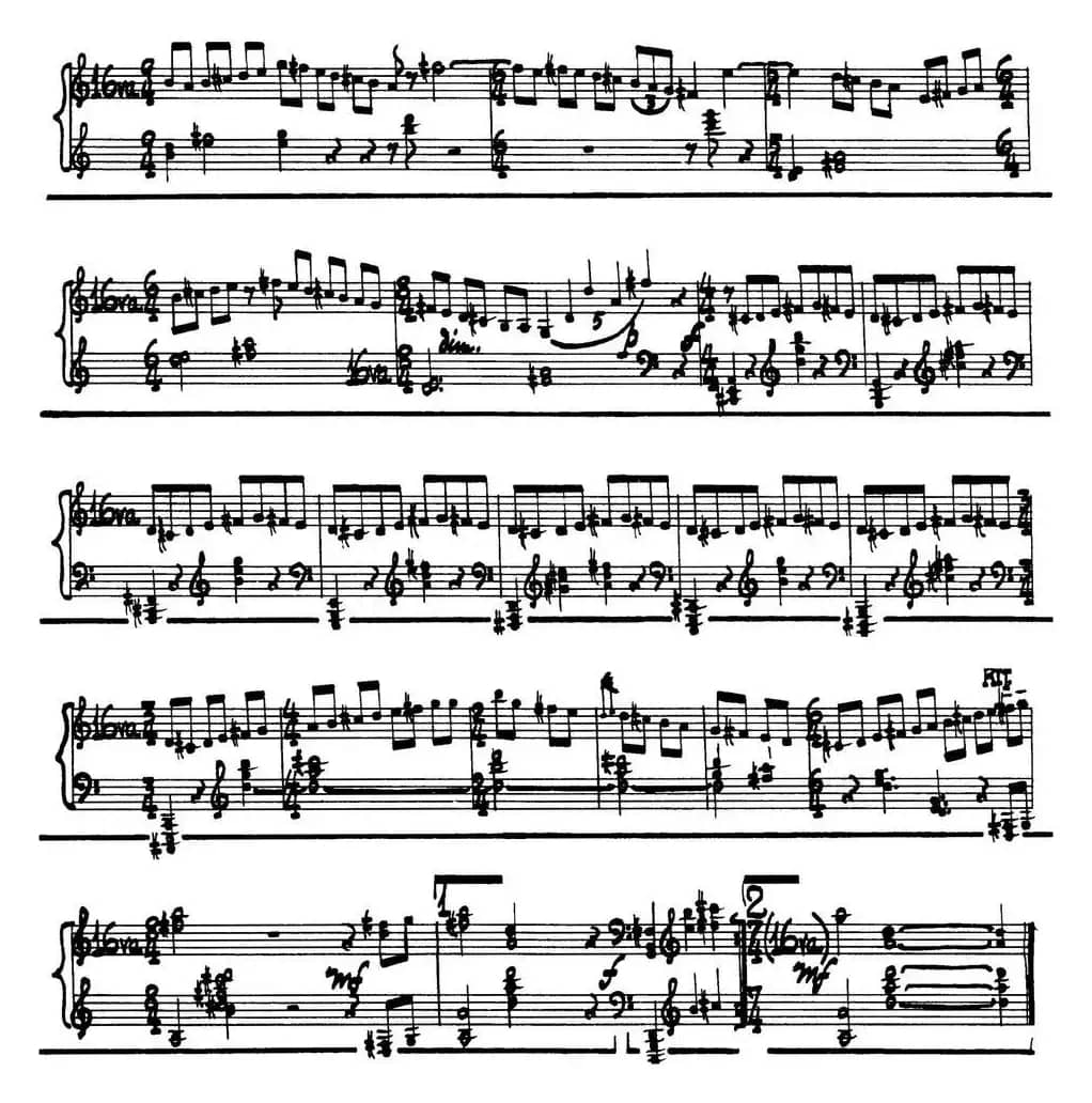 为加料钢琴而作的奏鸣曲与间奏曲（12）