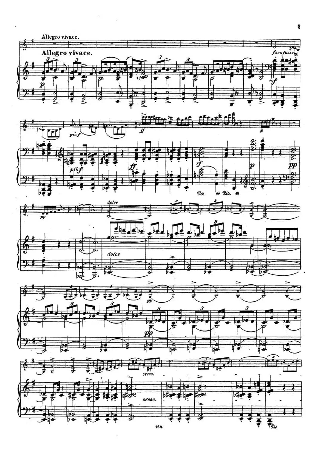 VIOLIN SONATA No.2 in G major（G大调第二小提琴奏鸣曲）（Ⅰ）（小提琴+钢琴伴奏）