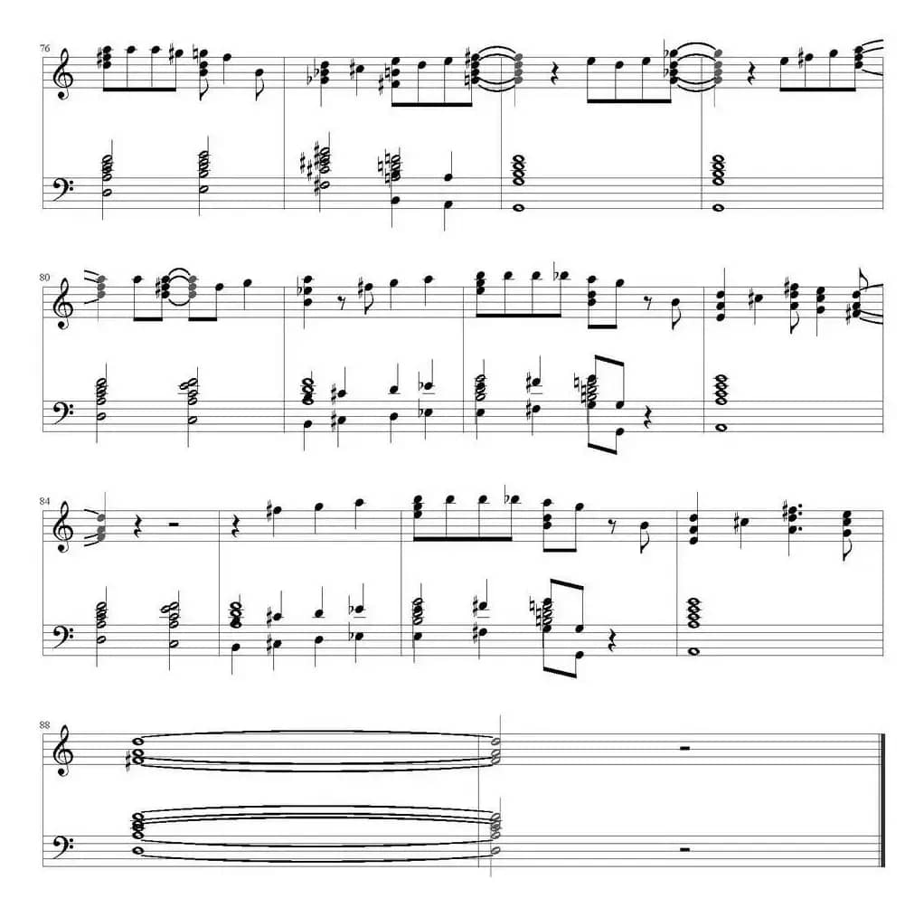 Thank you for the music