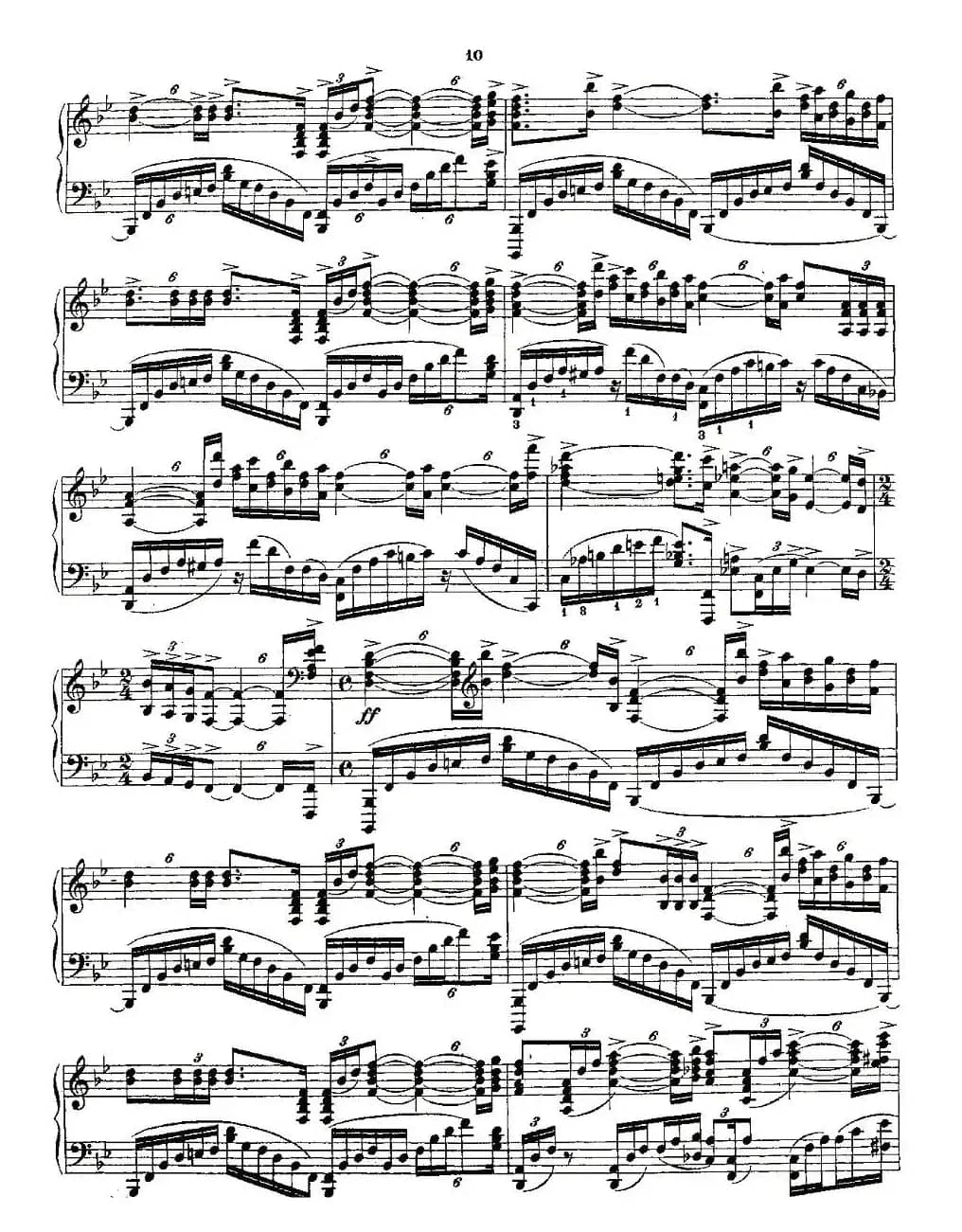 10首《前奏曲》之二（Rachmaninoff 10 Preludes, Op.23 ）