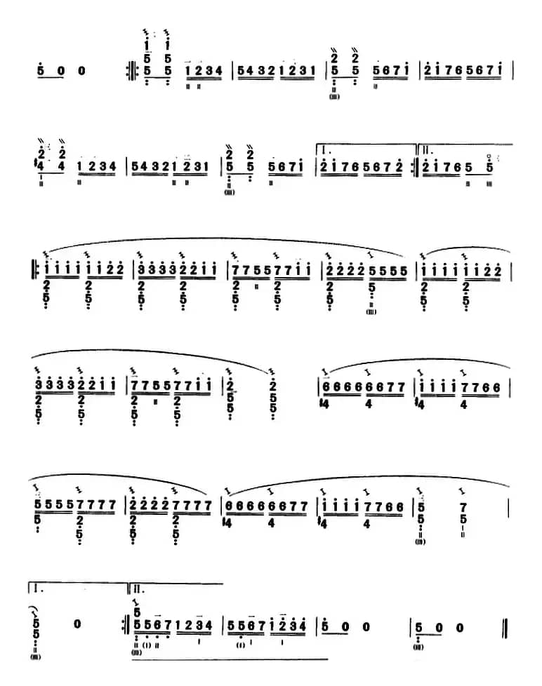 月光变奏曲（三弦）