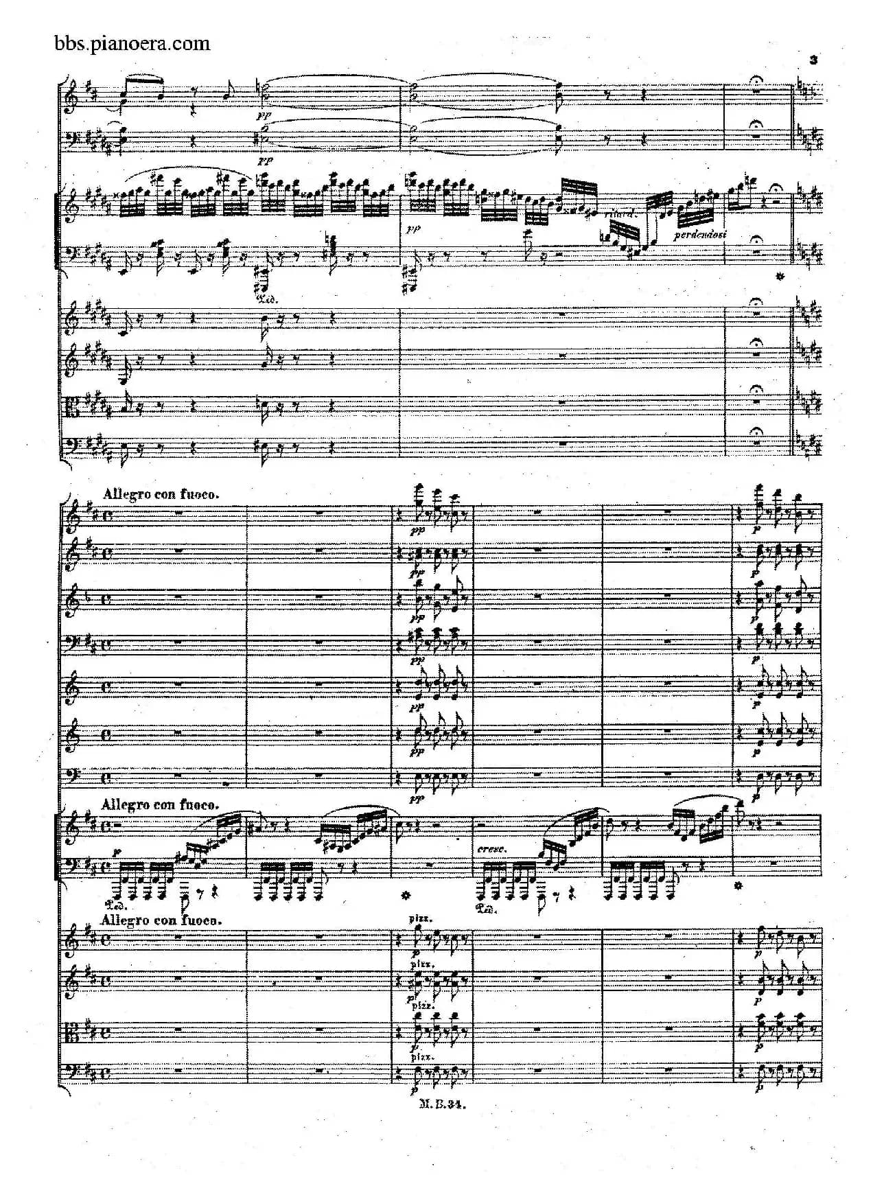 Capriccio Brillante in B Major Op.22（B大调华丽随想曲·钢琴+乐队总谱）