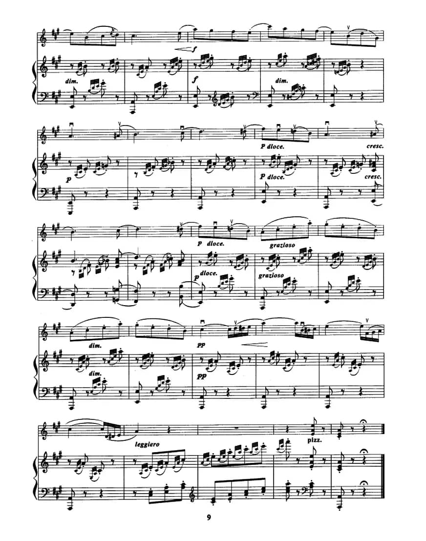 春之歌（小提琴+钢琴伴奏）