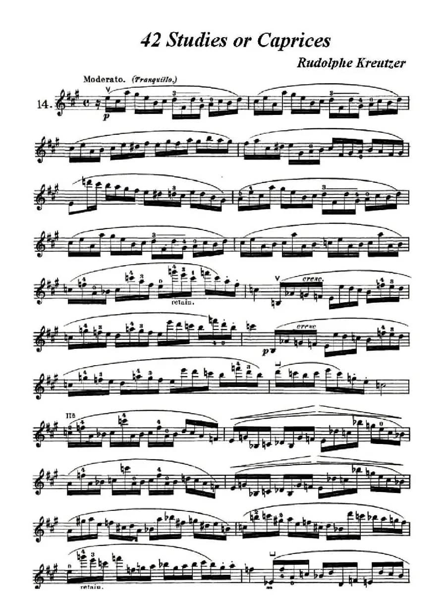 42首练习曲或隨想曲之14