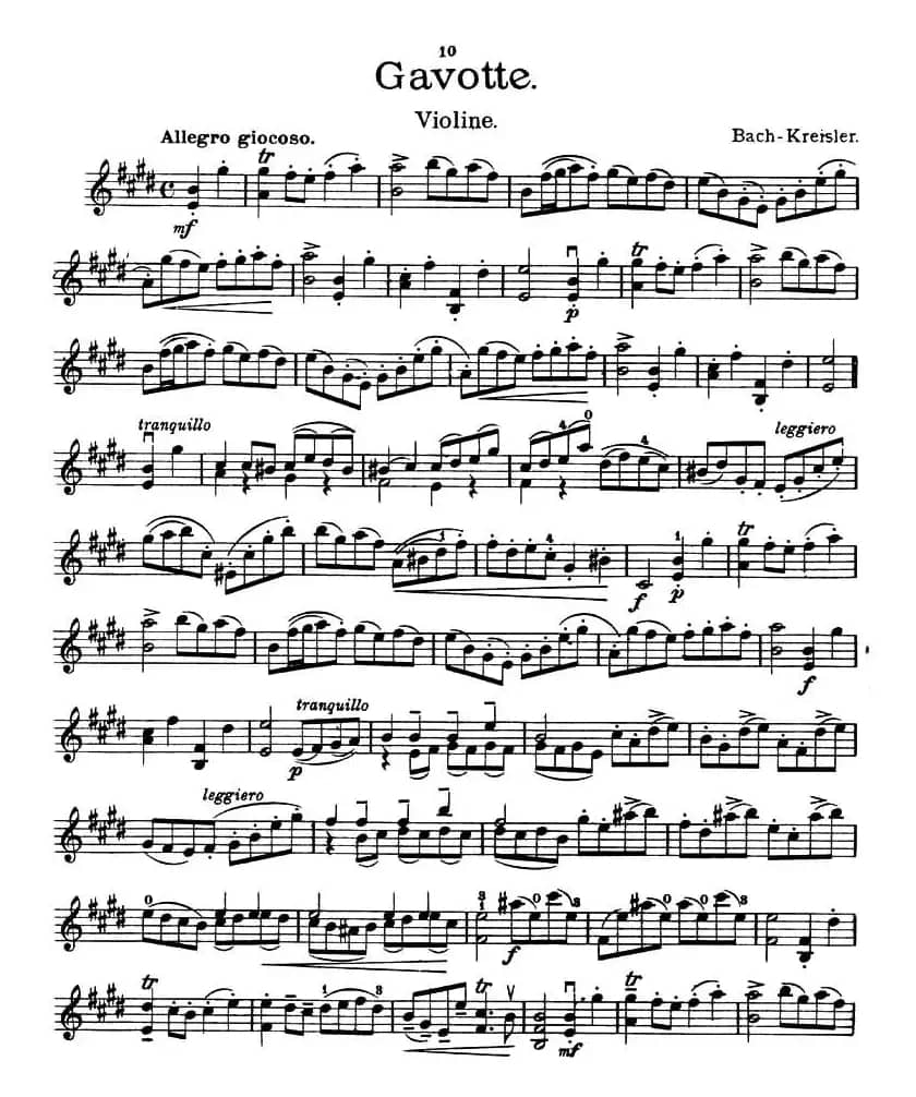 Gavotte（加沃特舞曲）