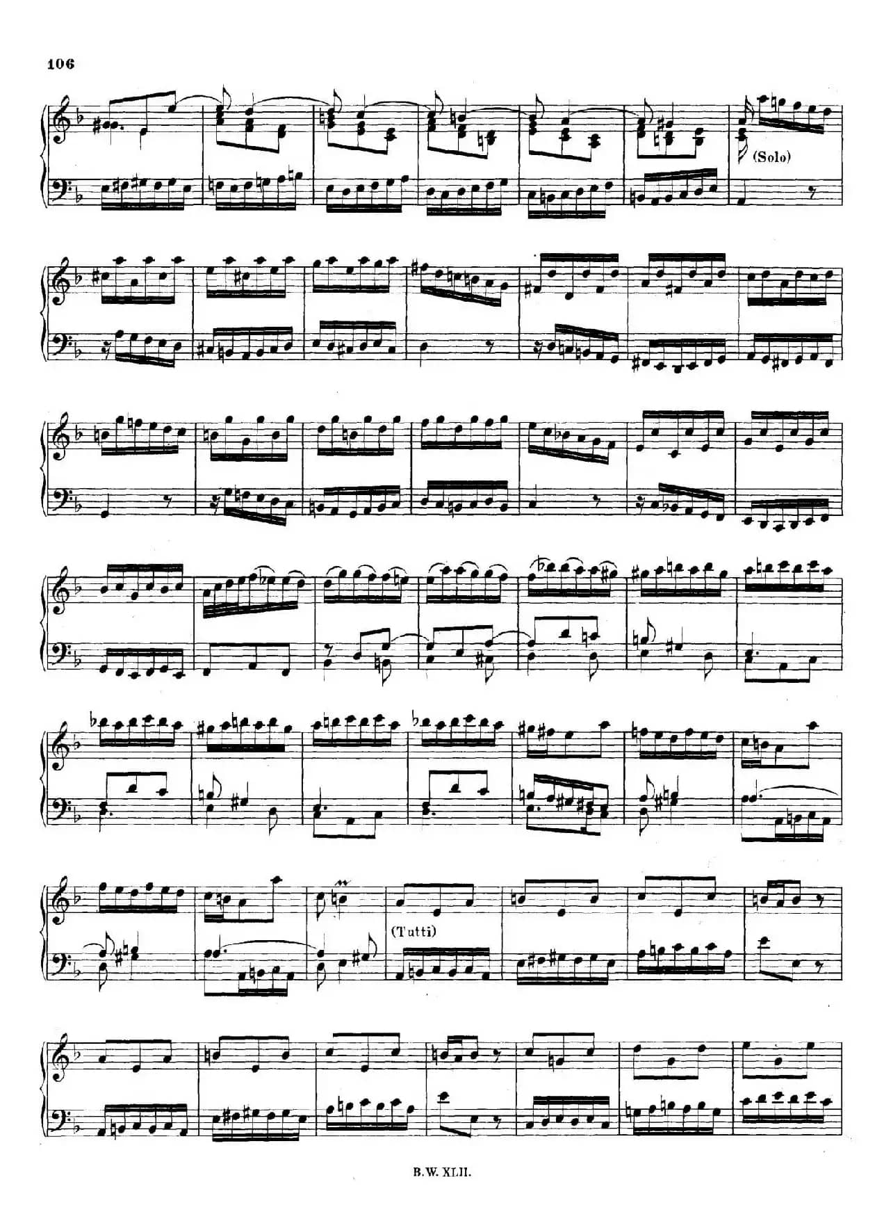 16 Concertos BWV 972-987(十六首为独奏古钢琴而作的协奏曲)(P41——50)