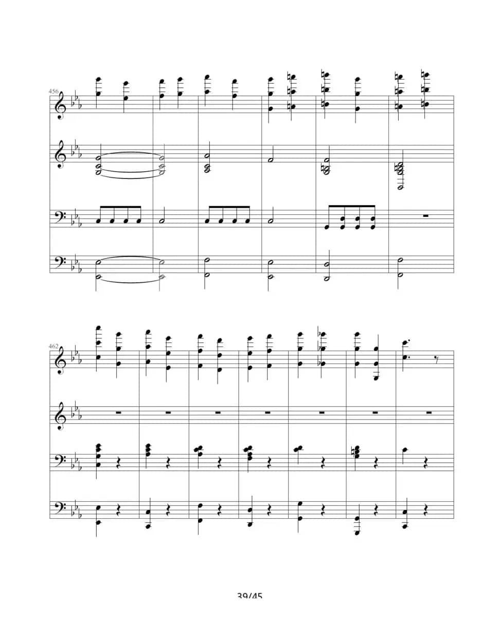 命运交响曲（四手联弹）