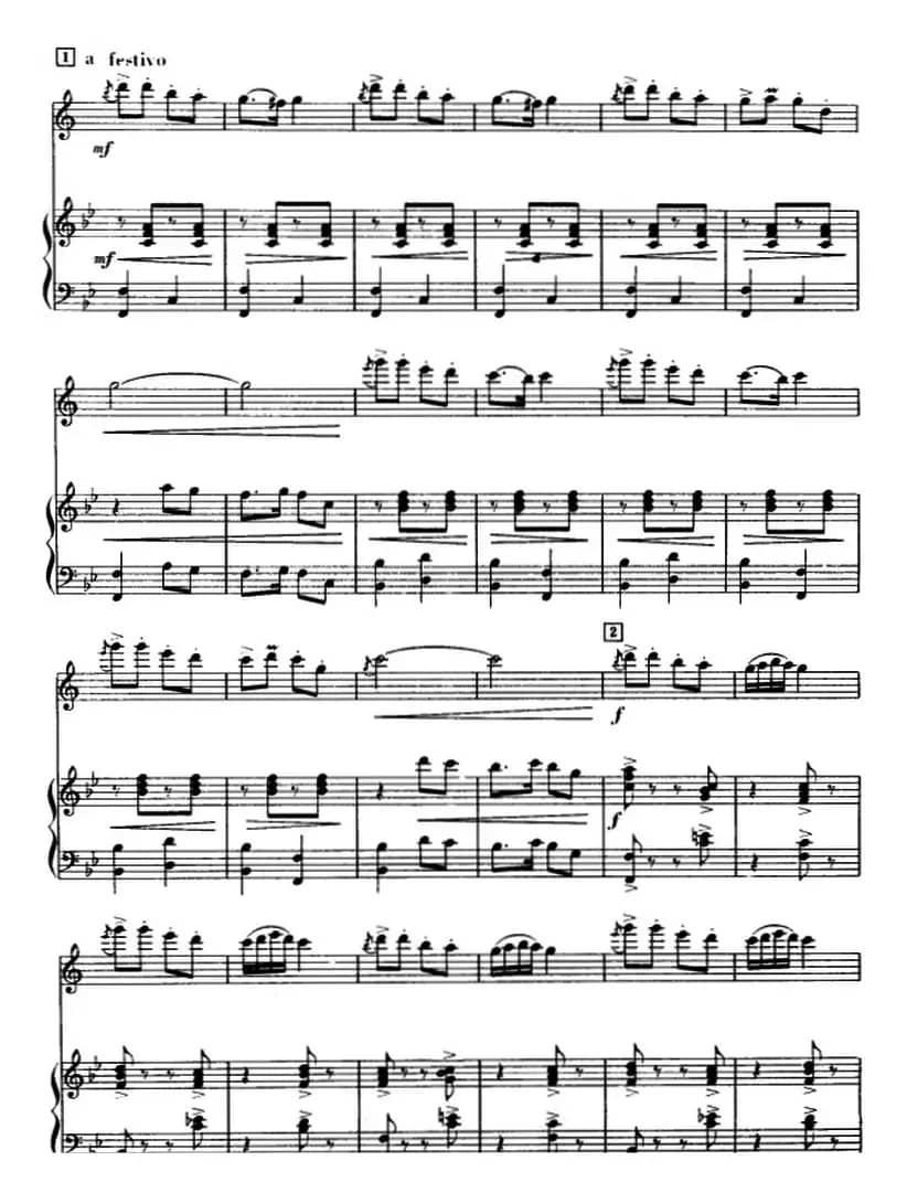 喜送丰收粮 （单簧管+钢琴伴奏）