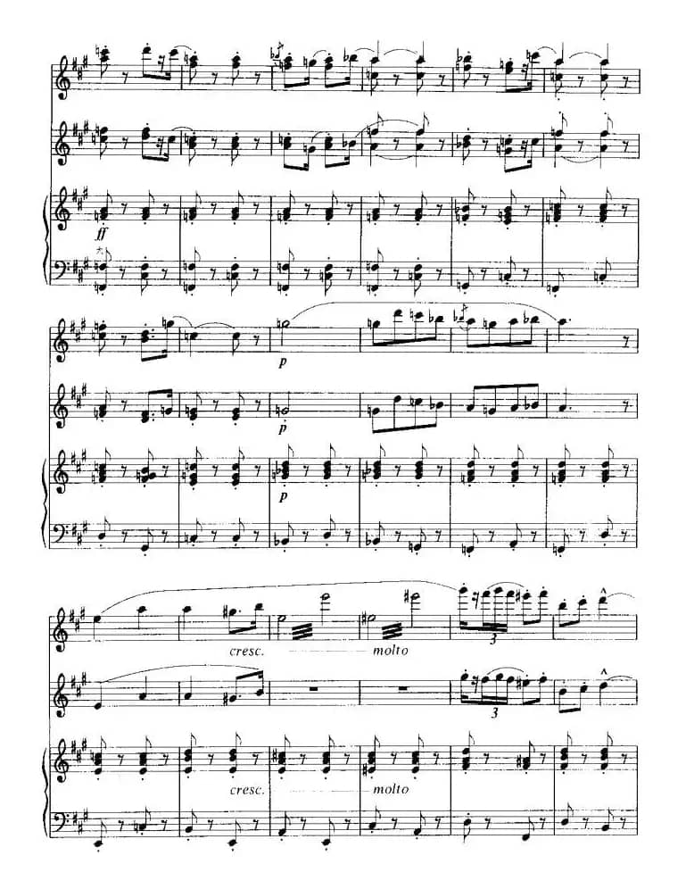 《卡门》序曲（二重奏）