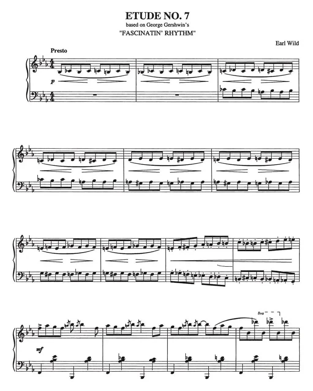 Etude 7.Fascinatin' Rythm（乔治·格什温练习曲·7、迷人的节奏）