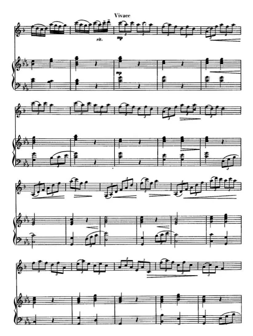 边寨之春（单簧管+钢琴伴奏）