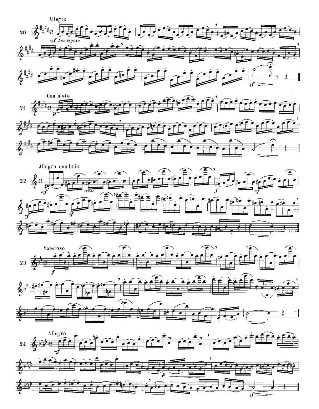 moyse - 100首练习曲之15—28