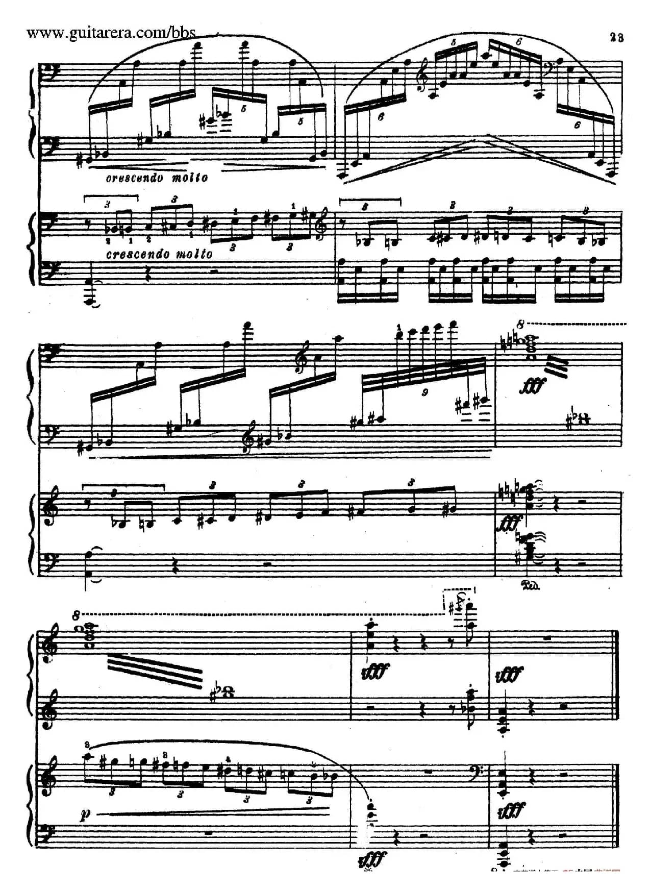 Variation on a Theme by Paganini（帕格尼尼主题变奏曲·双钢琴）