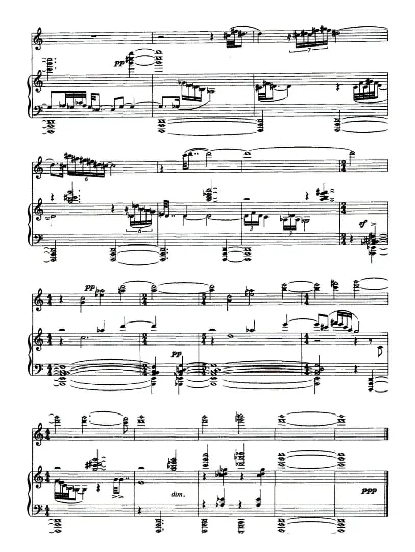 柔板——夜歌（小提琴+钢琴）