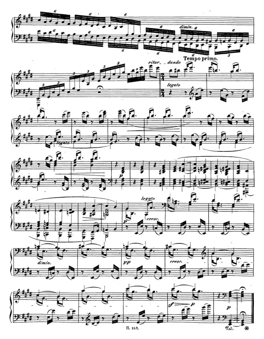 贝多芬钢琴奏鸣曲30 E大调 Op.109 E major