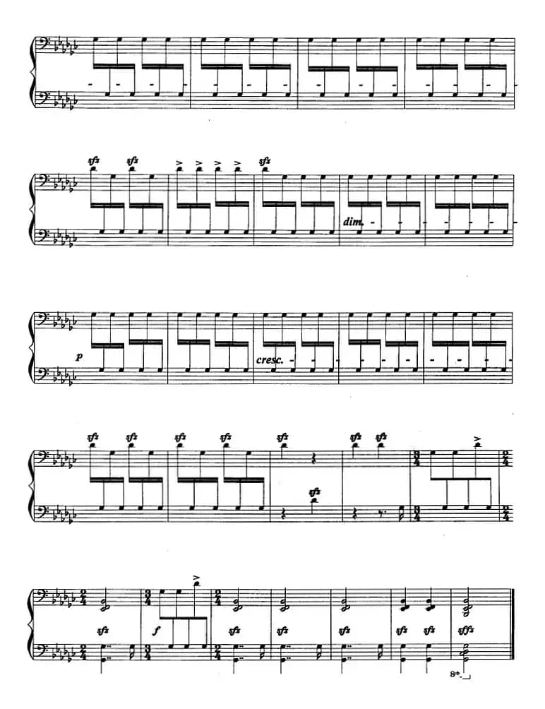 头场大闹（钢琴曲中国组曲之一）