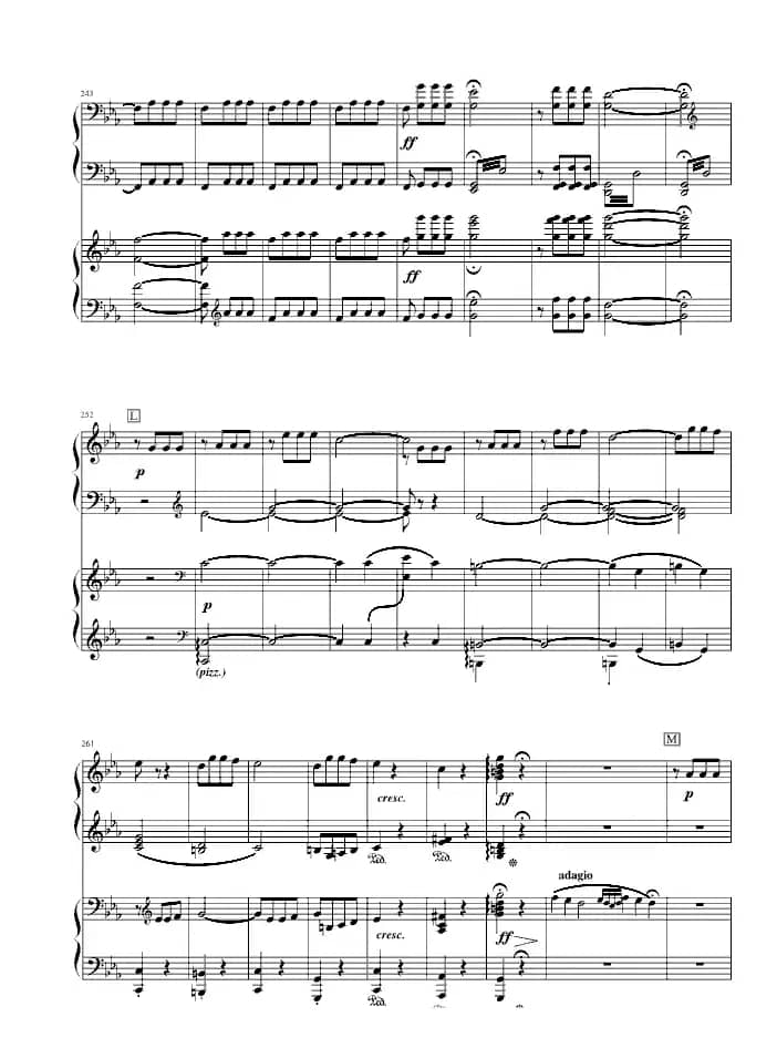 《命运》第一乐章（双钢琴）