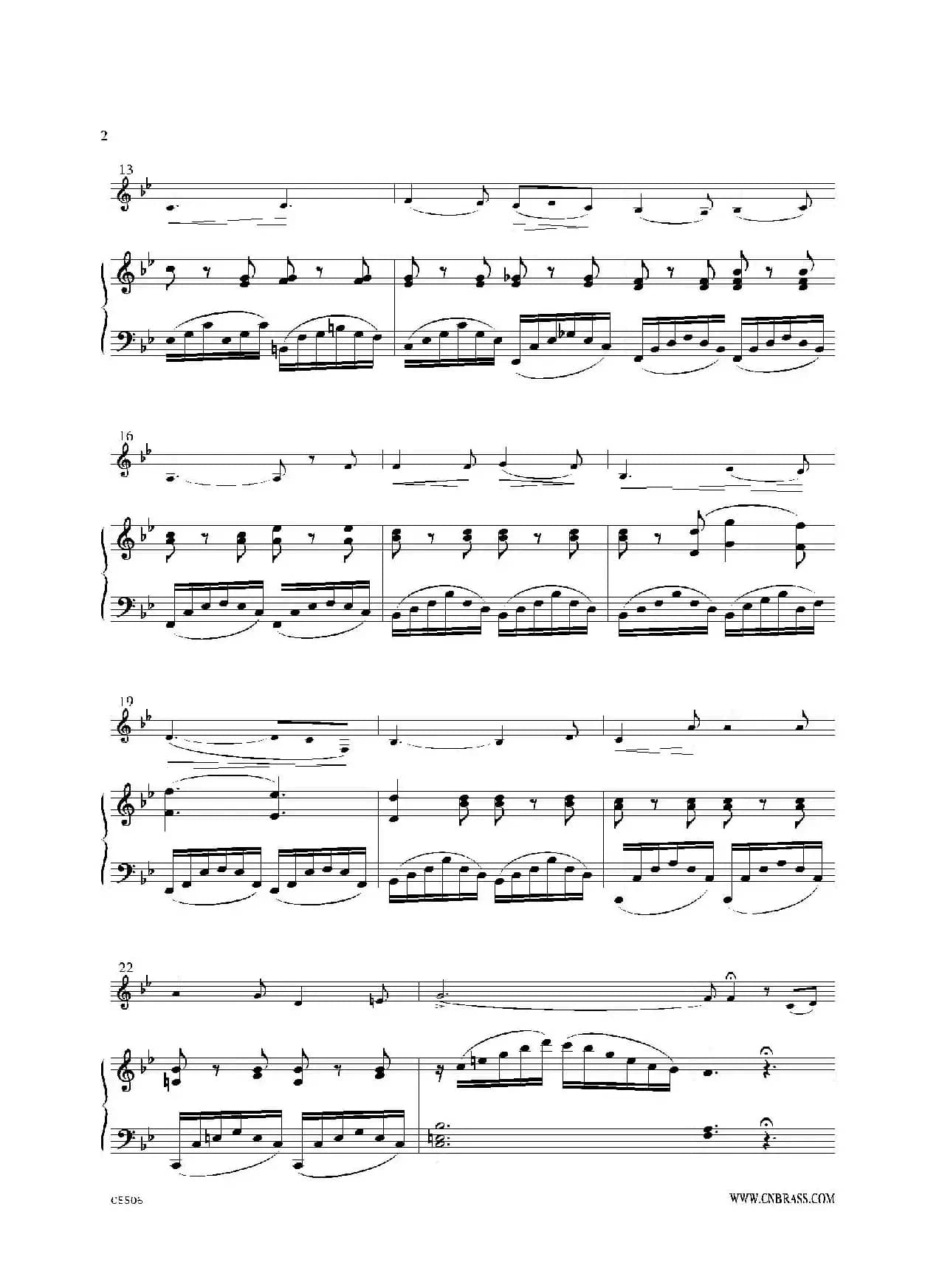 威尼斯狂欢节变奏（圆号+钢琴）