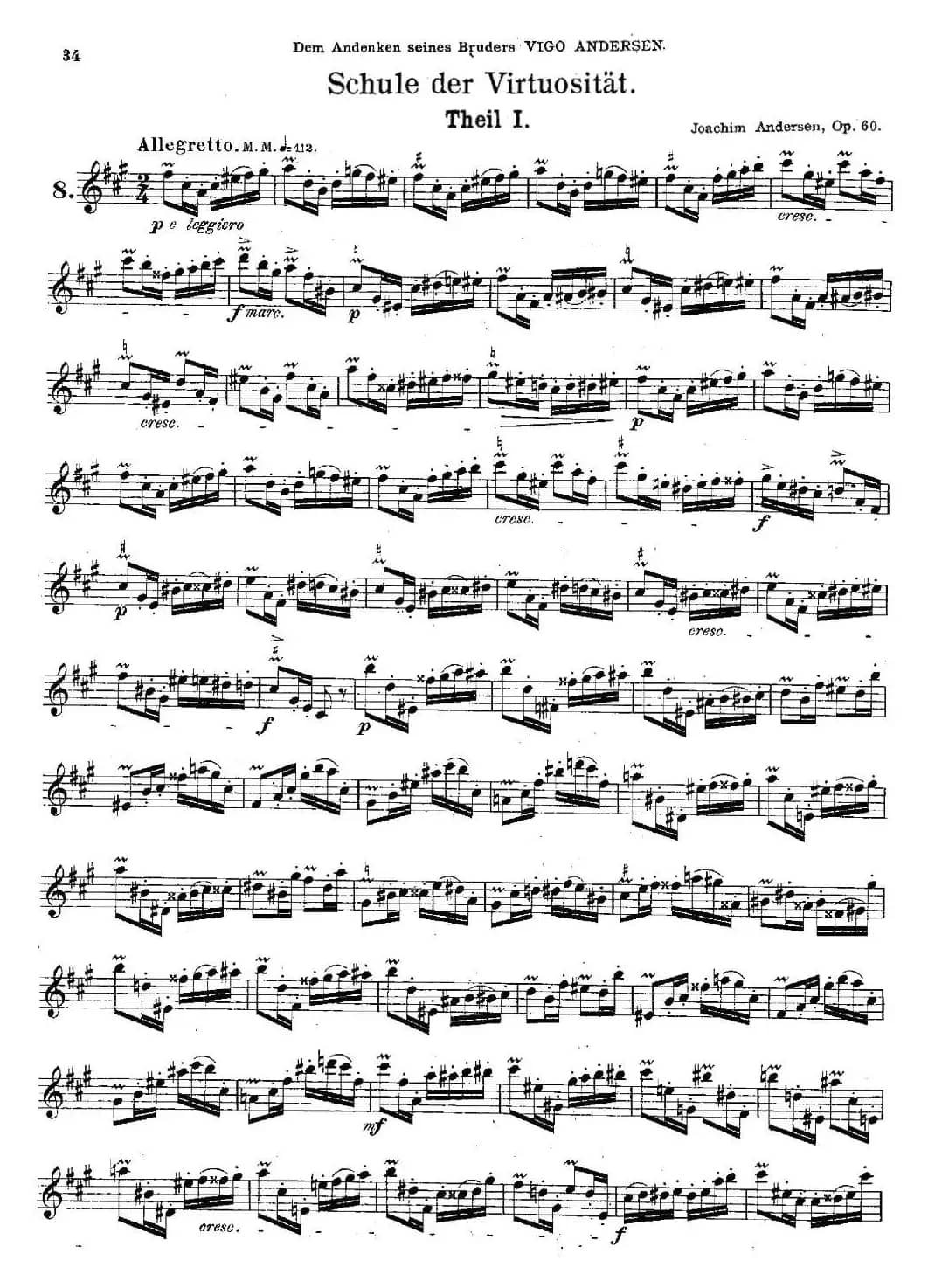 Schule der Virtuosität. Op. 60（8）