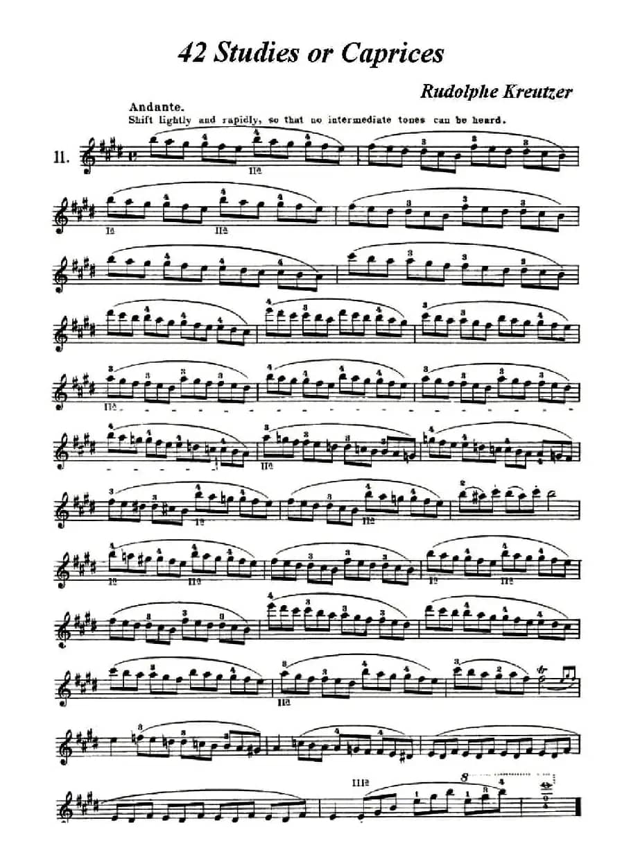 42首练习曲或隨想曲之11