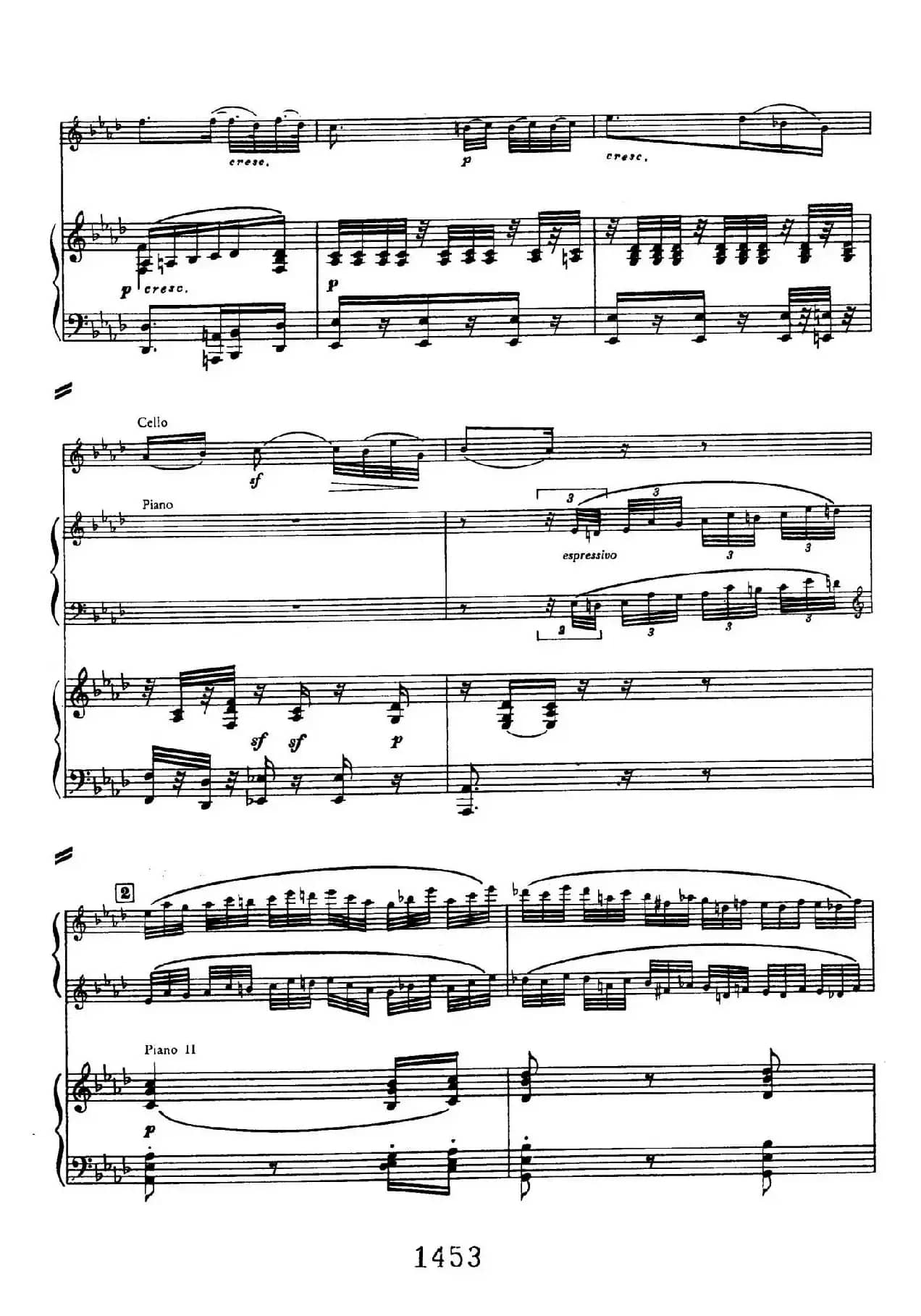 Triple Concerto in C Major Op.56（C大调三重协奏曲·双钢琴·Ⅱ）