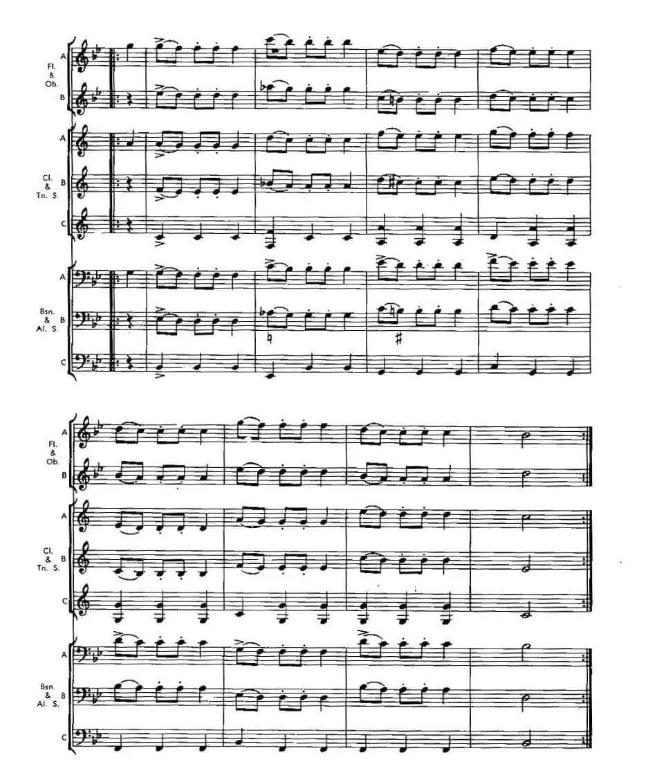 德国舞曲（木管乐器三重奏）