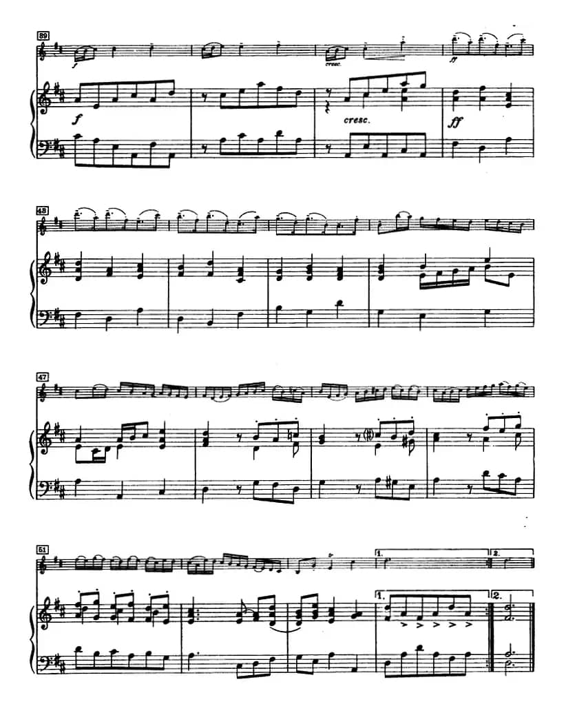 第四奏鸣曲（小提琴+钢琴）