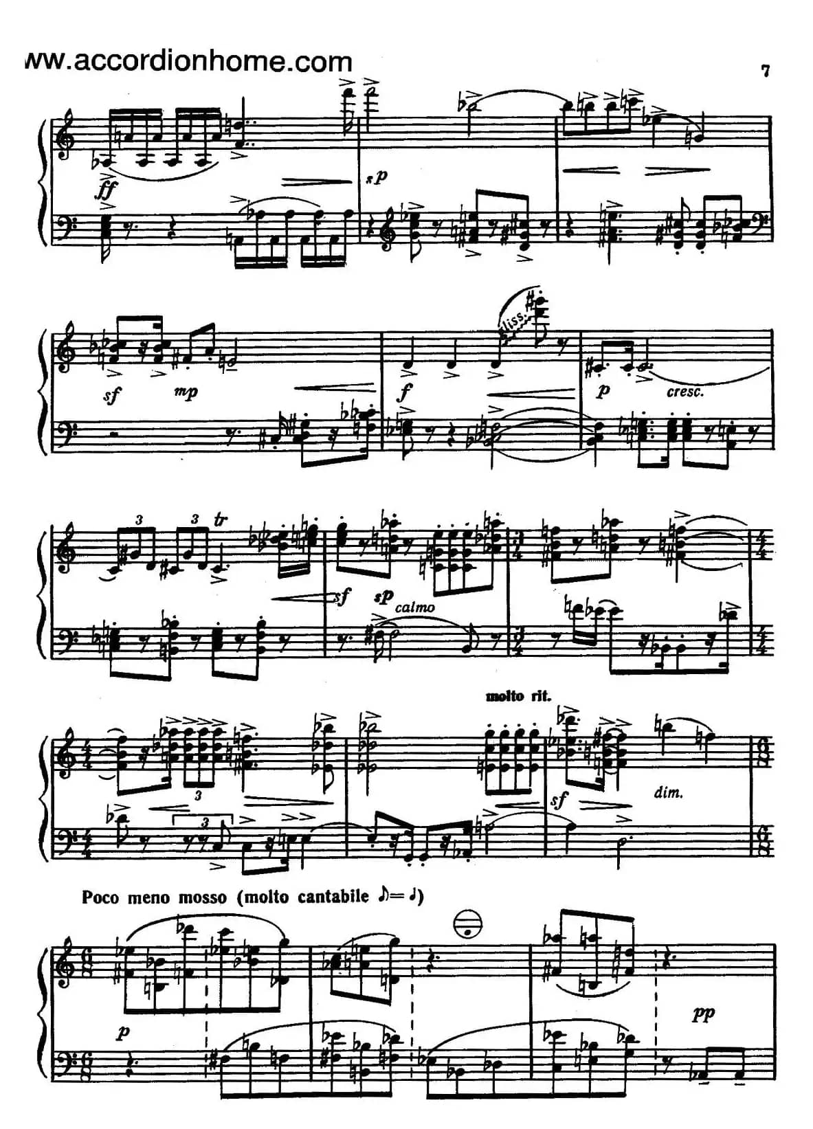 Sonate No.3（奏鸣曲三号）（第一乐章）