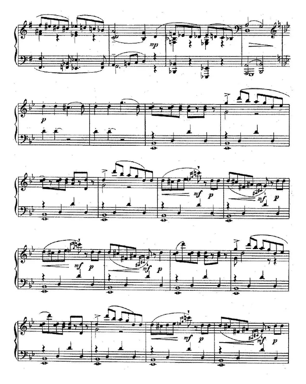 Ten Pieces from Cinderella Op.97（10首小品 - 选自舞剧《灰姑娘》·9）