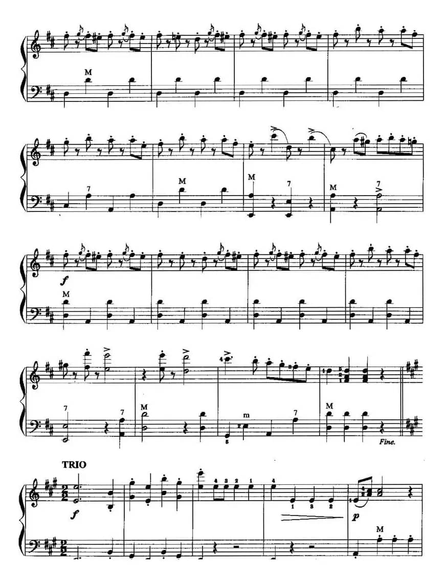 儿童手风琴曲：拉特茨基进行曲