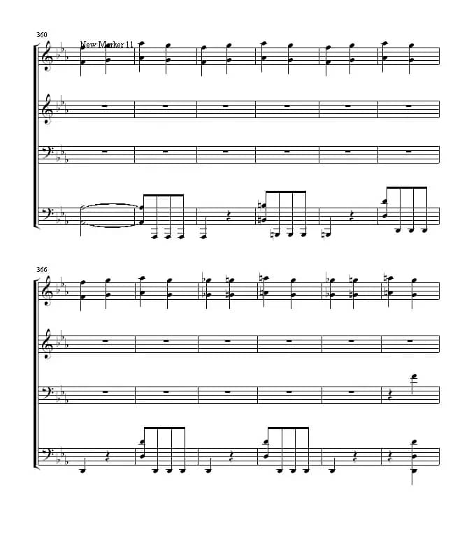 命运交响曲（四手联弹）